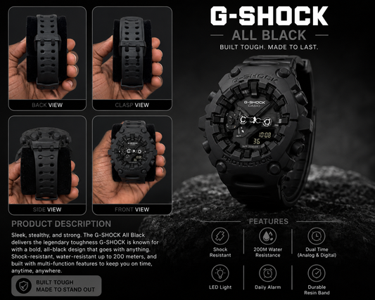Black alien gshock